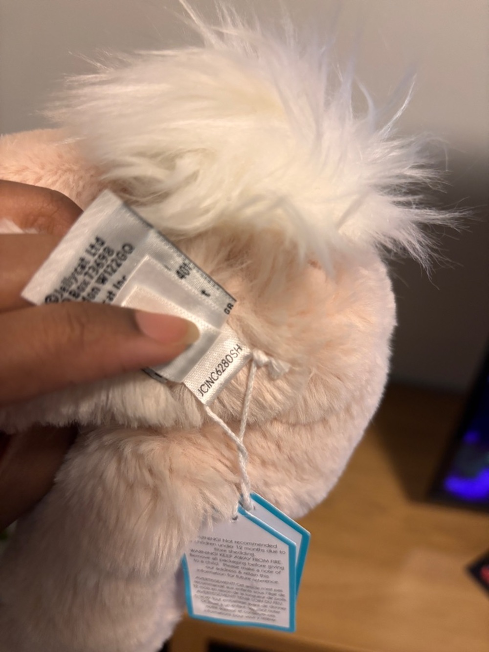 Jellycat Smudge Rabbit Plush Bunny Medium With Tags - Picture 11 of 12